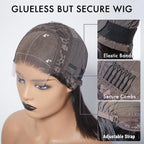 180% Density Deep Curl Bob 4x4 Closure Lace 12 inches Wig+Blunt Cut Bob 4x4 Closure Lace 08 inches Wig
