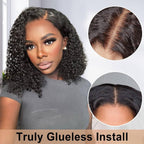 Short Curly Lace Front Synthetic Wig