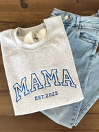 Custom Letter Embroidered Sweatshirt