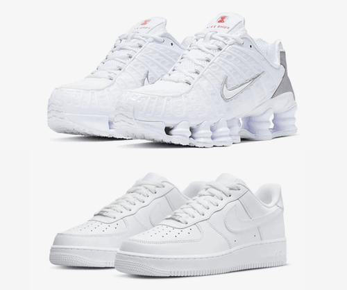 2-Pairs — Shox stealth + AF1 Low