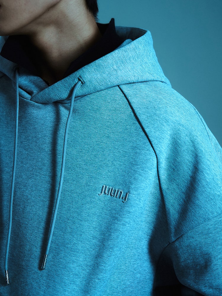 YAIRI Loose Fit Hoodie - Light Gray