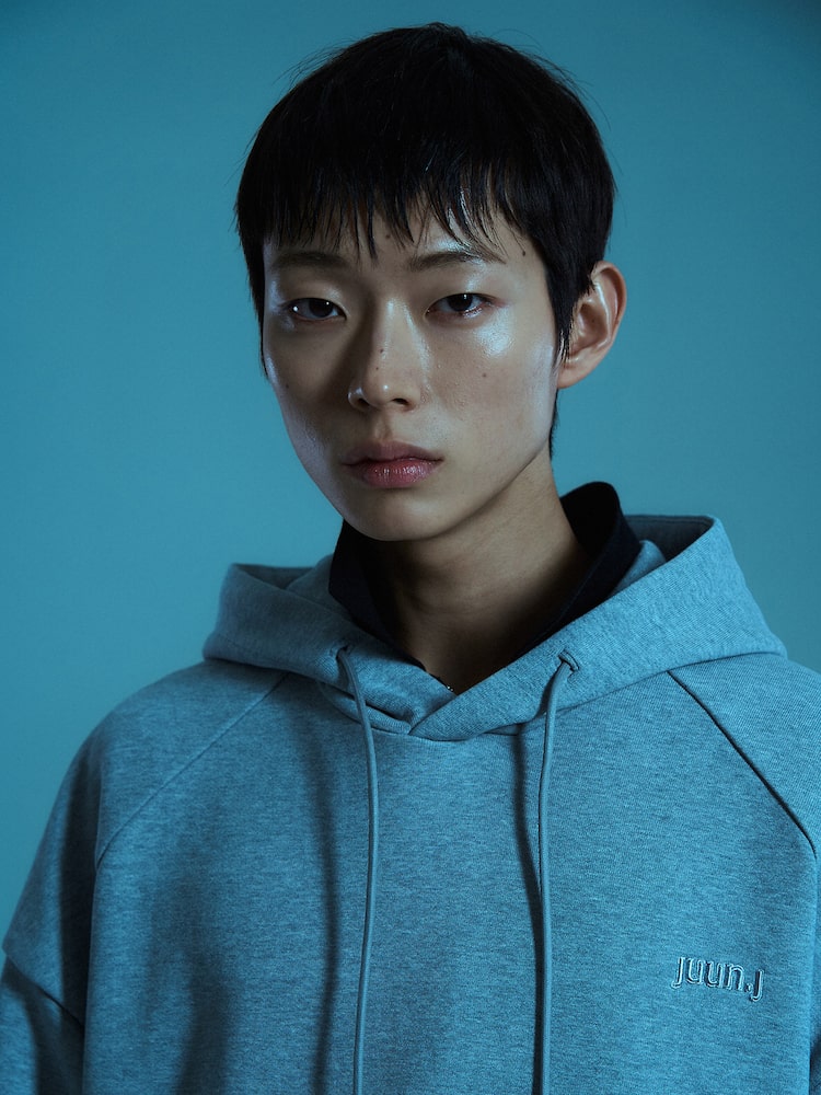 YAIRI Loose Fit Hoodie - Light Gray
