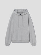 YAIRI Loose Fit Hoodie - Light Gray