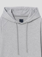 YAIRI Loose Fit Hoodie - Light Gray