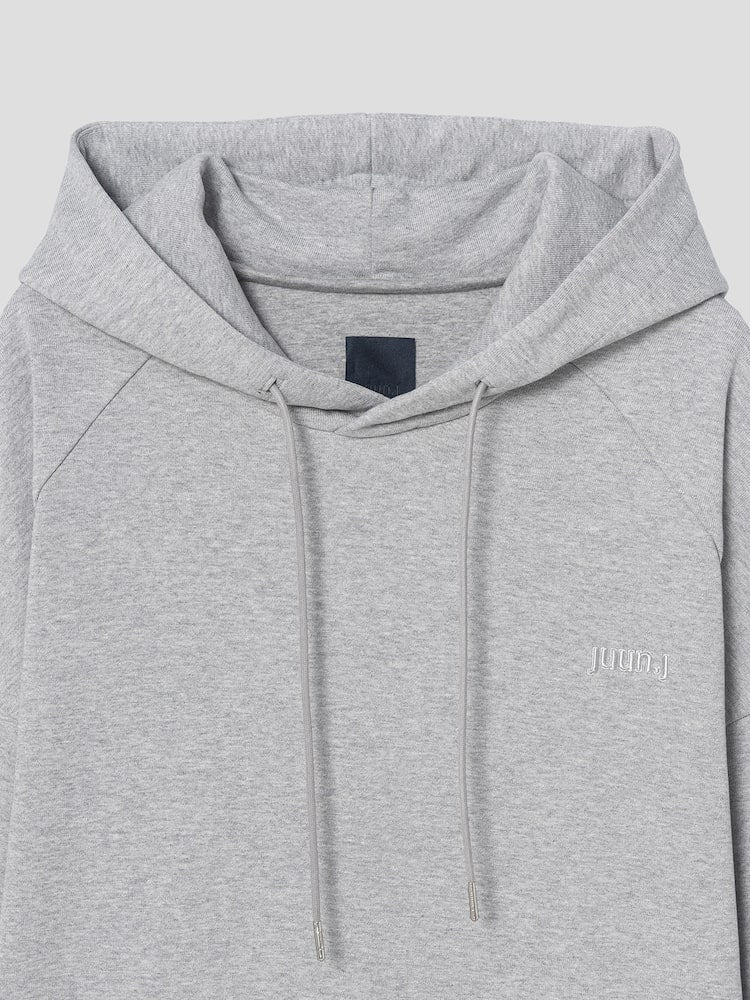 YAIRI Loose Fit Hoodie - Light Gray