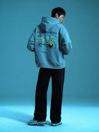 YAIRI Loose Fit Hoodie - Light Gray