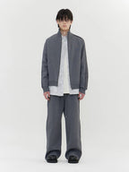 JUUN.J Melange Track Knit Jumper - Gray
