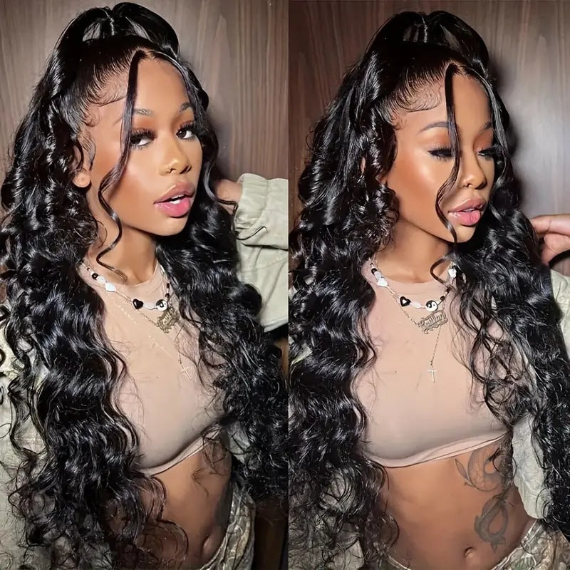Front Lace Synthetic Long Wavy Wig
