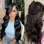 Front Lace Synthetic Long Wavy Wig