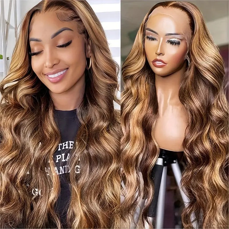 Front Lace Synthetic Long Wavy Wig