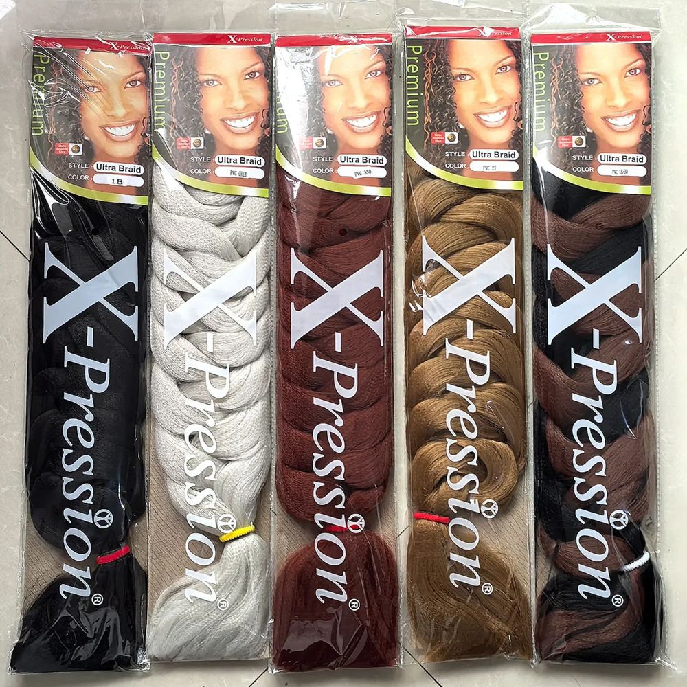 Xpression braiding hair
