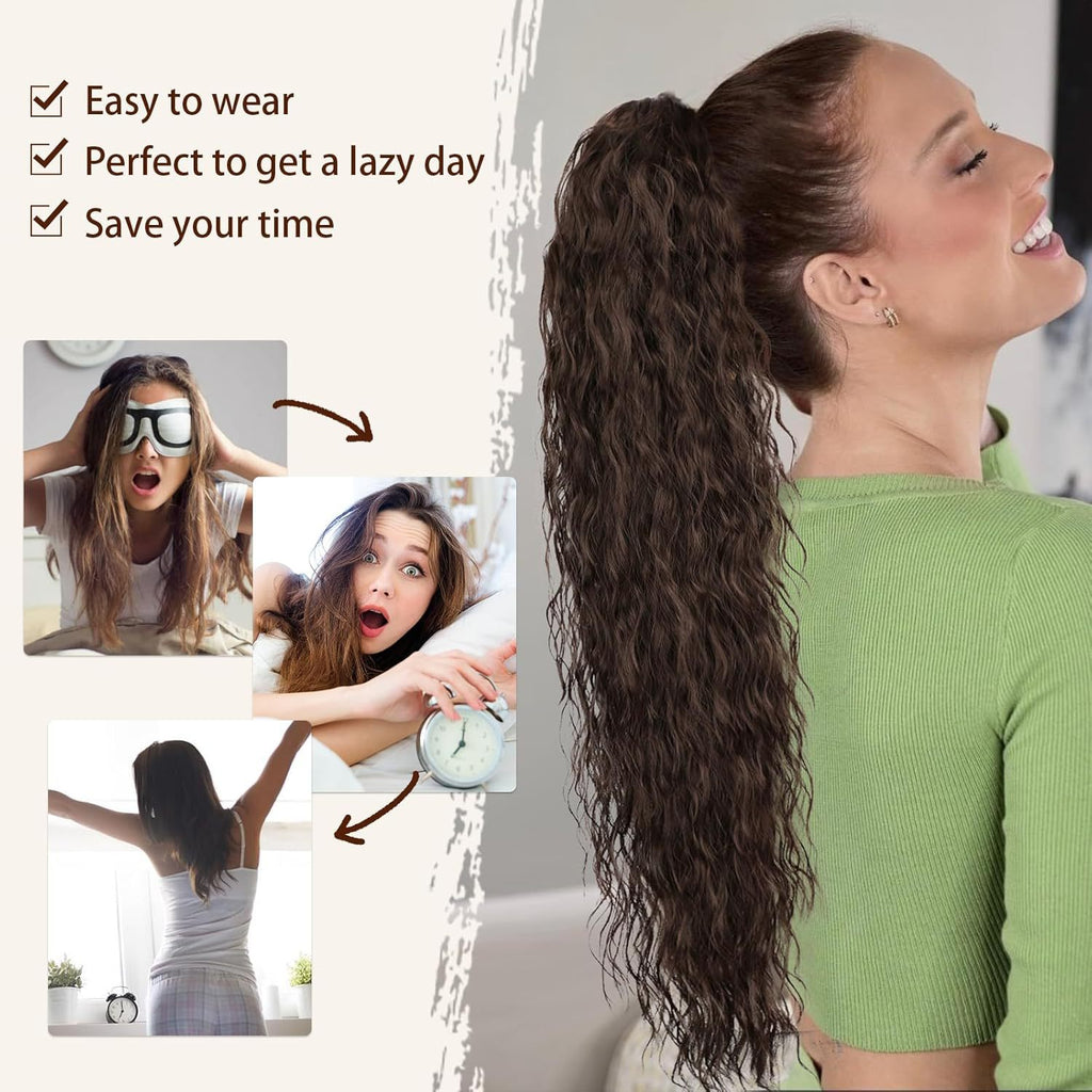 Hair Ponytail with Clip