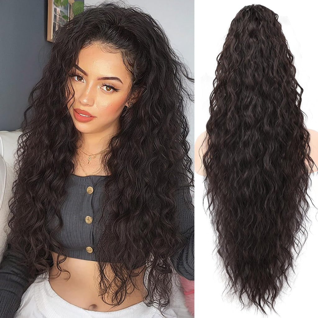 Hair Ponytail with Clip