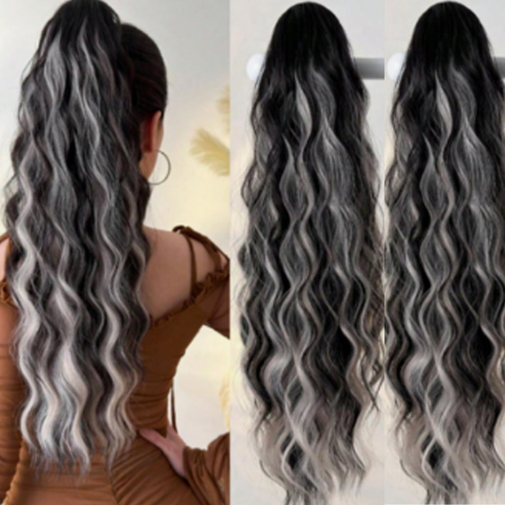 Hair Ponytail with Clip