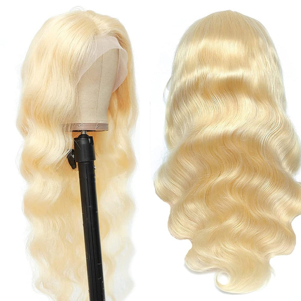 Long Curly  Light Gold  Hair