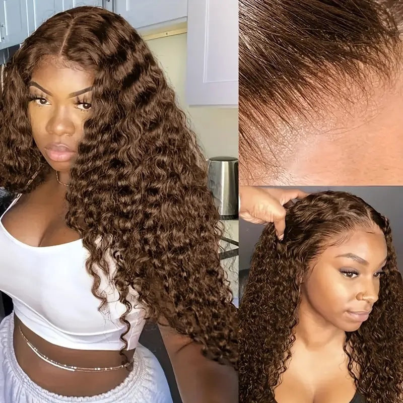 Lace Front Synthetic Wig with Curly Hair