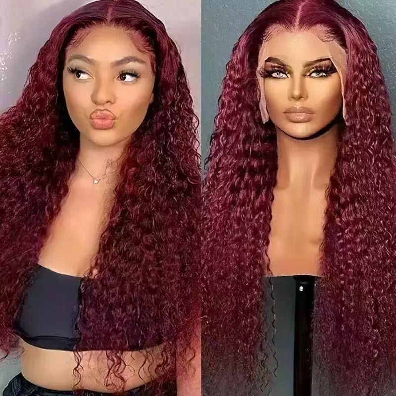 Lace Front Synthetic Wig with Curly Hair