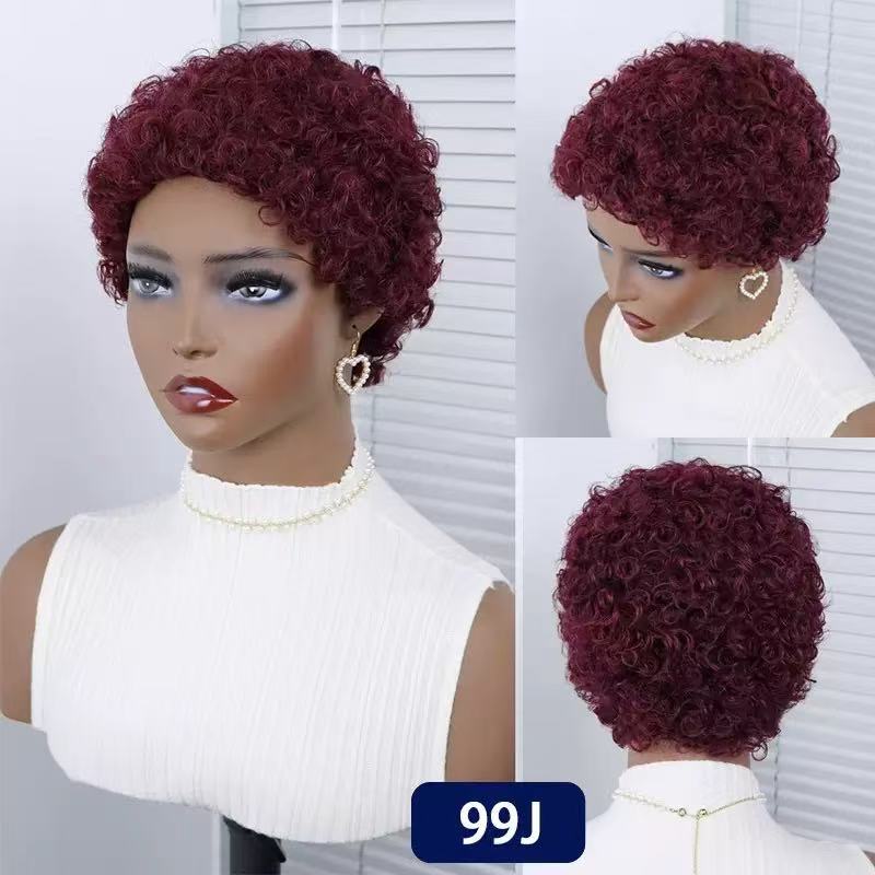 Short Curly synthetic  Hair