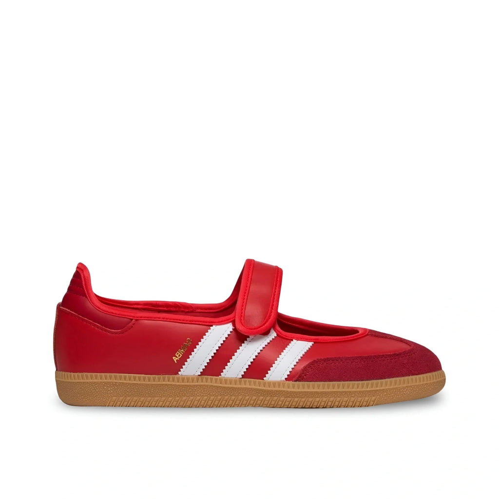 Samba Mary Jane Red/White