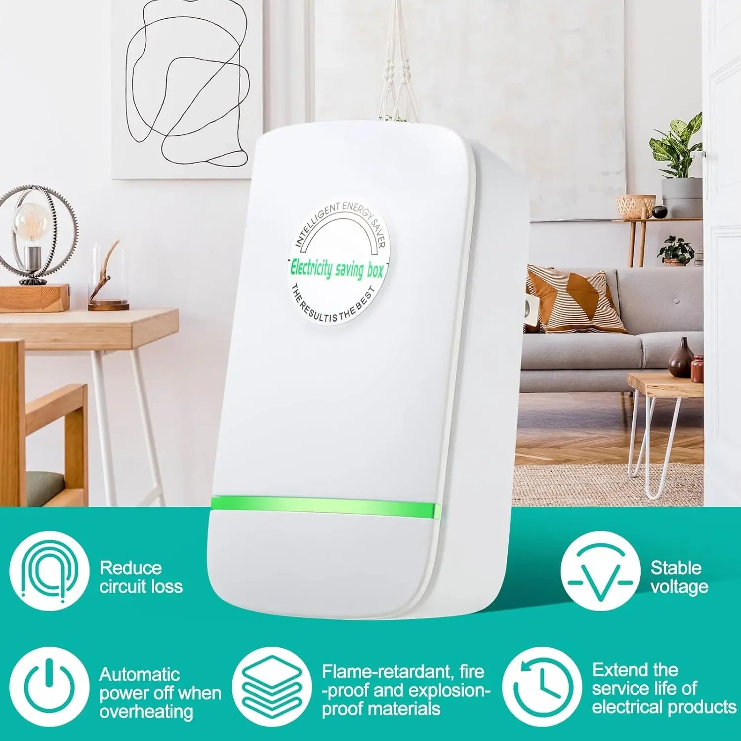 Household Power Saver Plug With Surge Protection