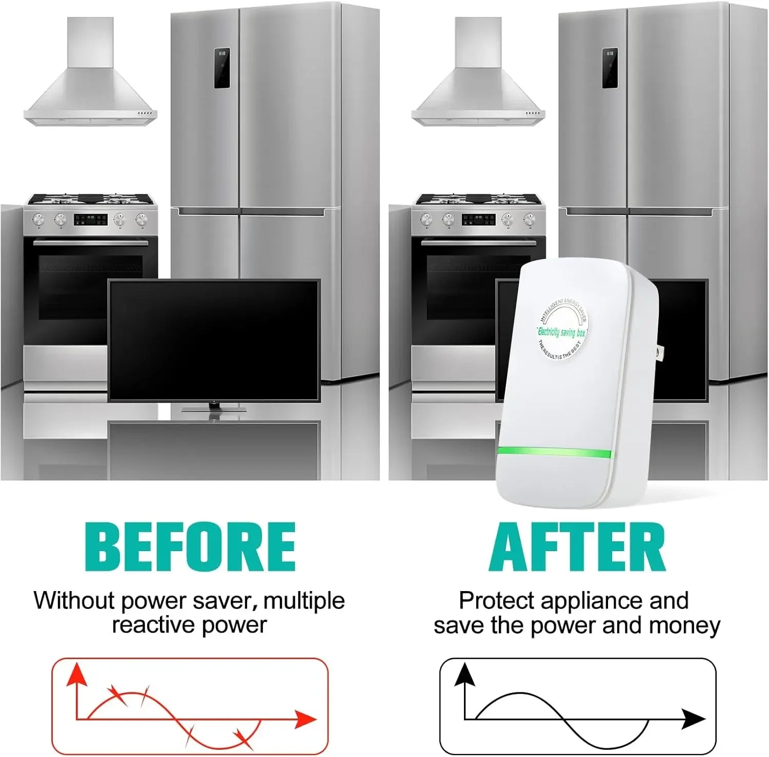 Household Power Saver Plug With Surge Protection