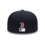 Boston Red Sox MLB Side Patch Bloom Navy 59FIFTY Fitted Cap