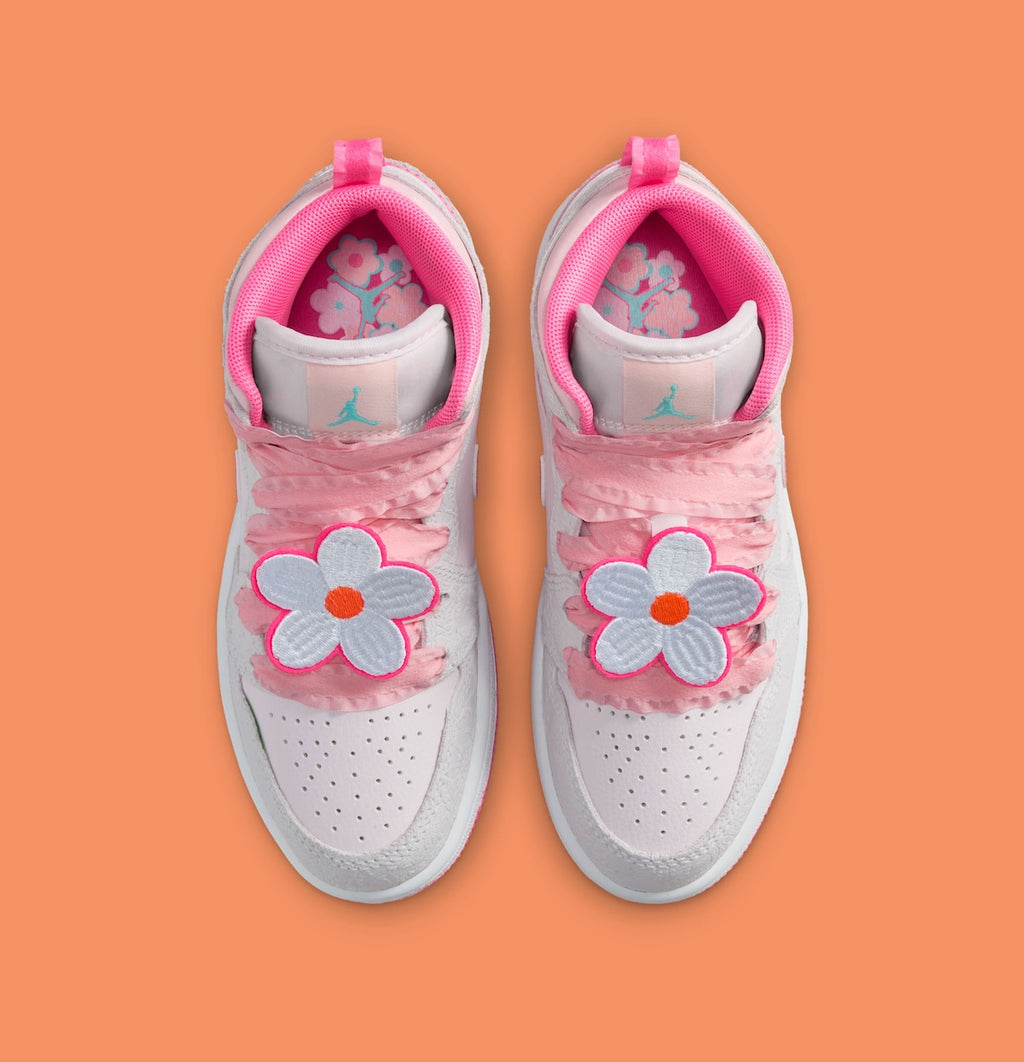 HIGH Air Jordan 1 Mid GS “Pink Bloom”