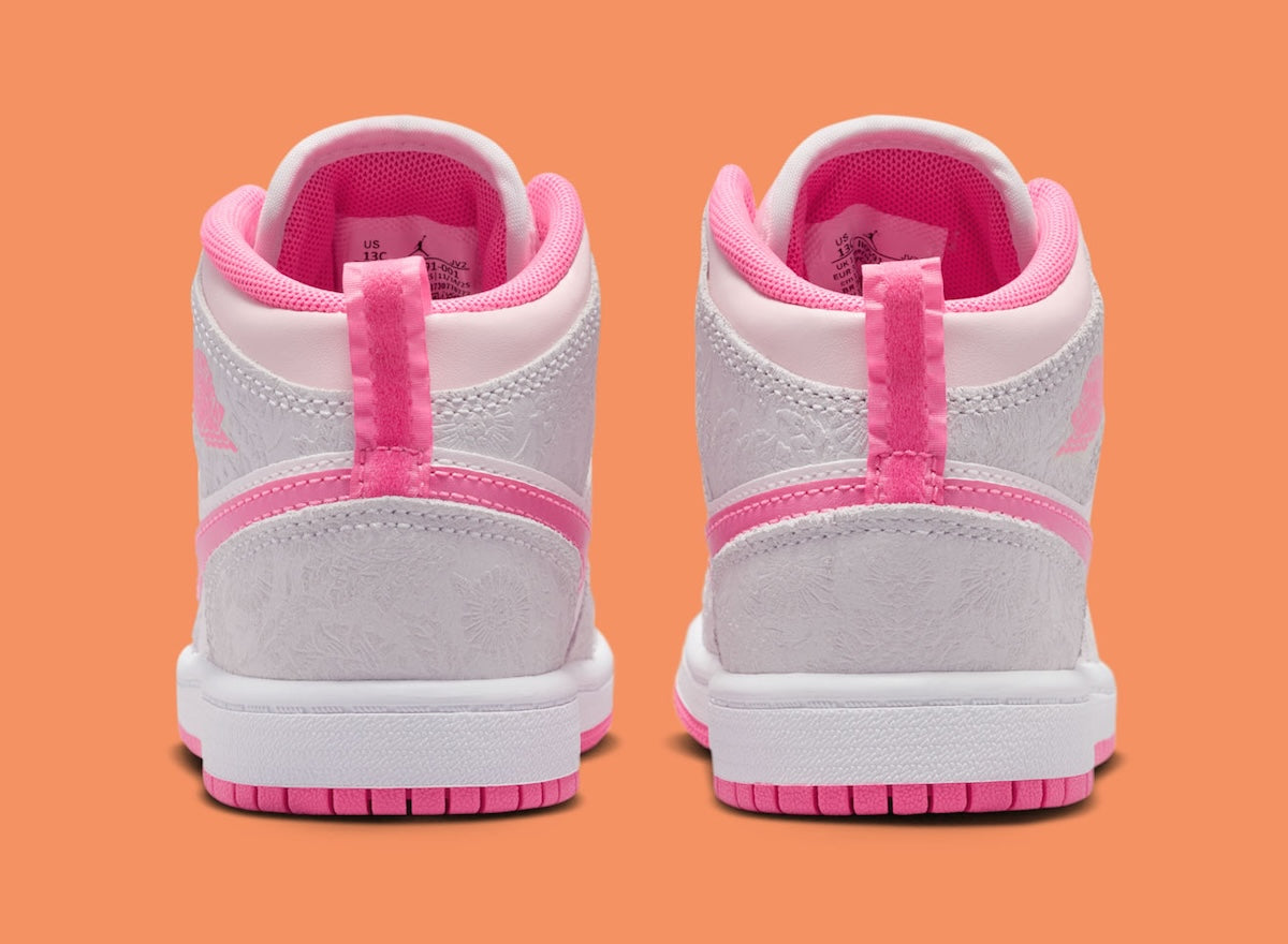 HIGH Air Jordan 1 Mid GS “Pink Bloom”
