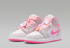HIGH Air Jordan 1 Mid GS “Pink Bloom”