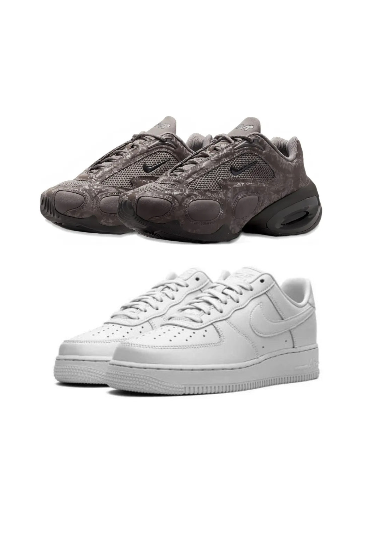 2 Pairs : Vault Air Max Muse ash + AF1