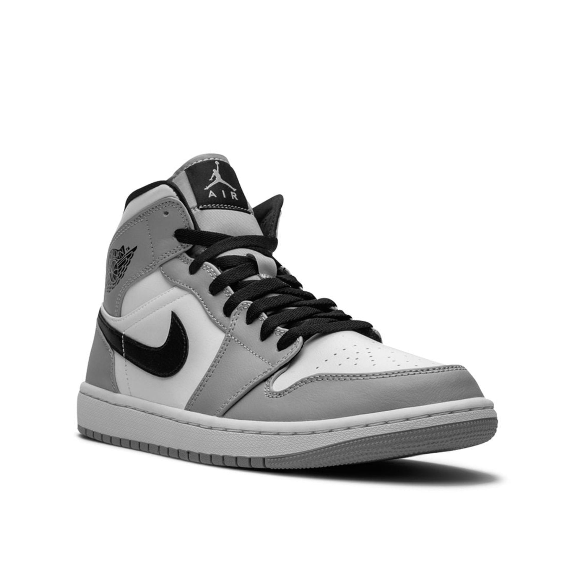Jordan 1 Mid 'Light Smoke Grey'
