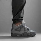 Jordan 4 Retro SE "Paris Olympics" in Wet Cement colorway.