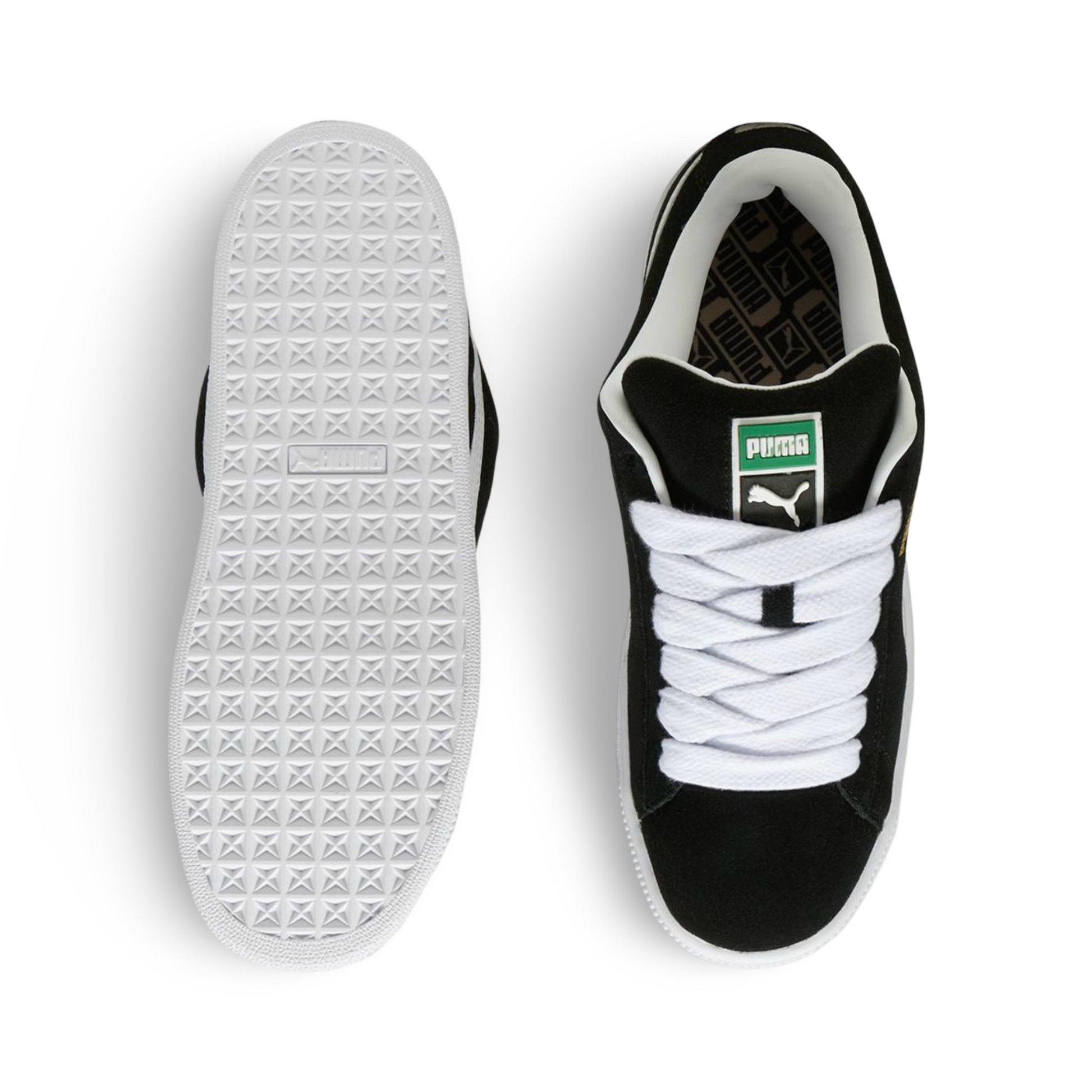 Suede XL "black and white" Unisex Sneakers