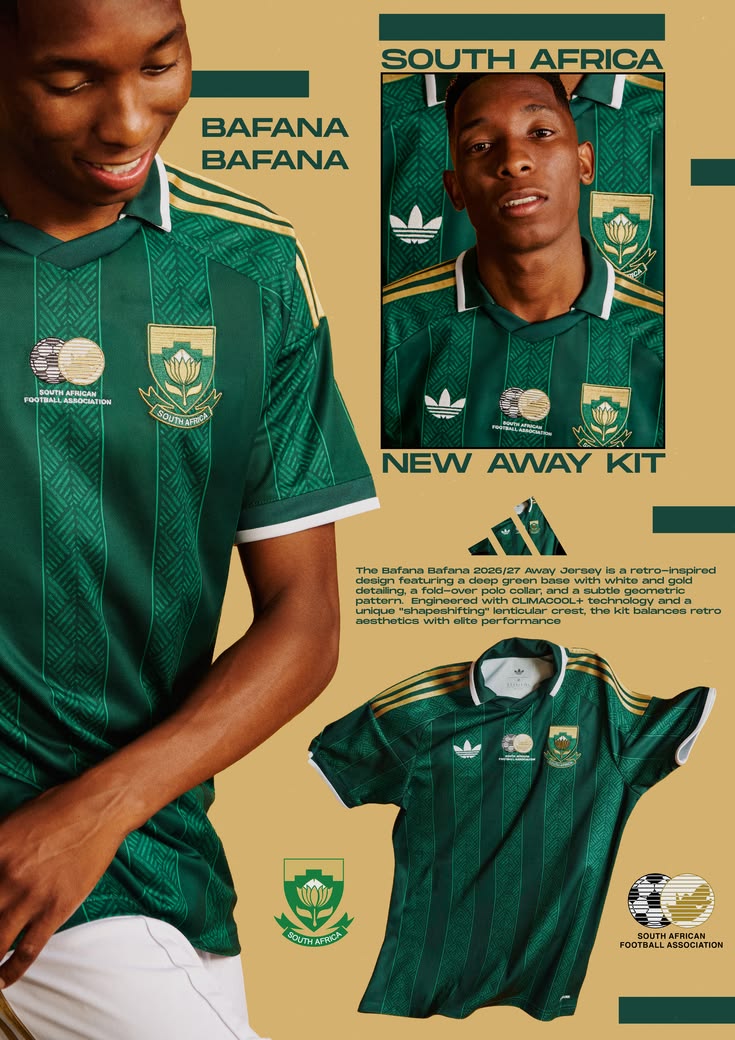 2-Piece combo : Air Force 1 & Bafana Bafana soccer jersey