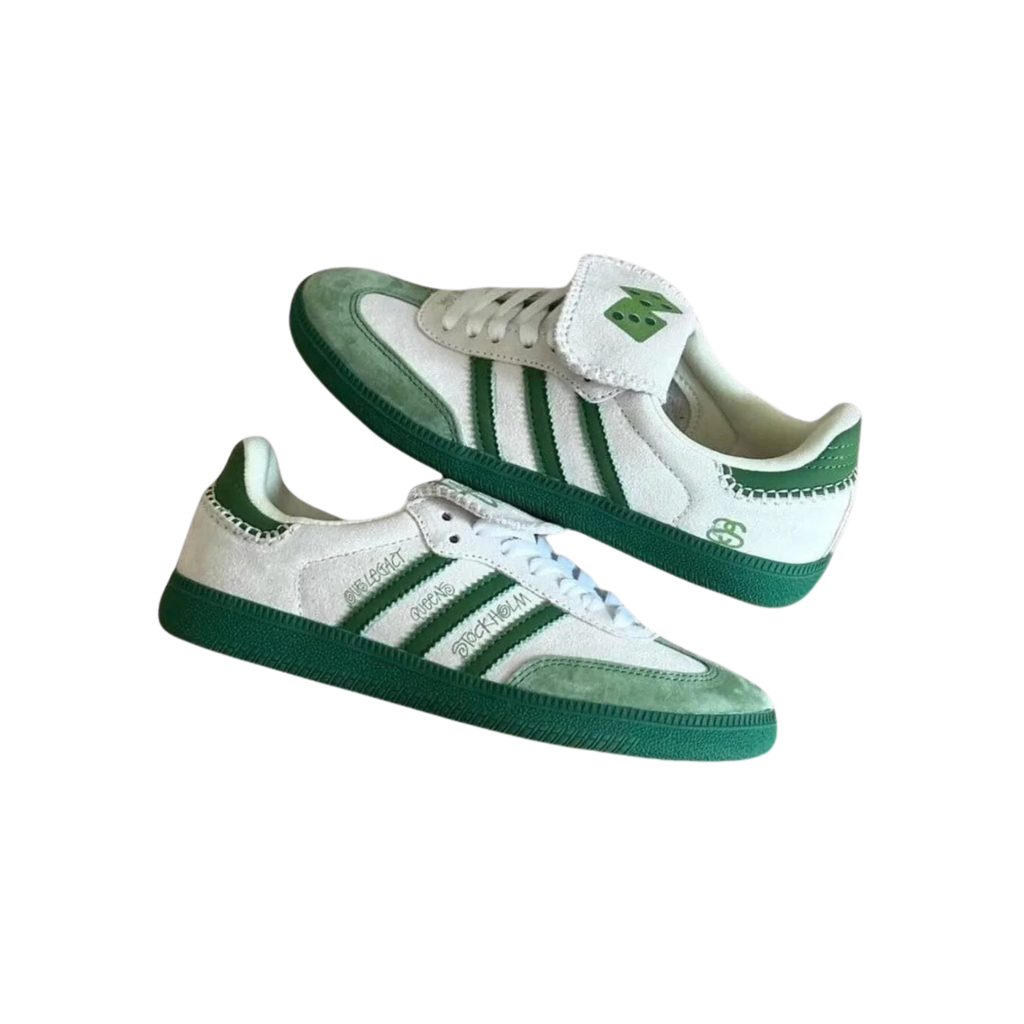 Samba X Stussy Dice Green