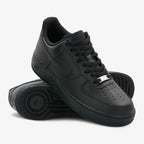 Junior Leather Classic Low Sneakers – White & Black Pack